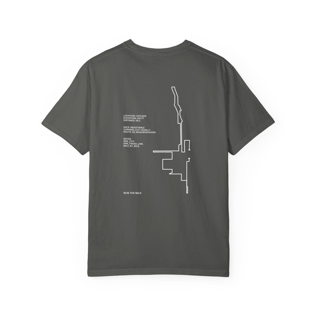Chicago Marathon Running Shirt – 26.2 Route T-Shirt
