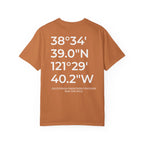California Intl CIM Marathon Finish Line Coordinates T-Shirt