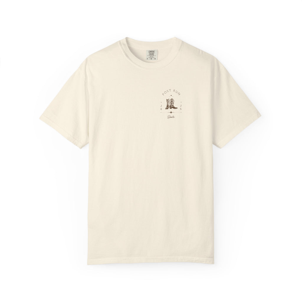 Post Run Boots Western Style T-Shirt