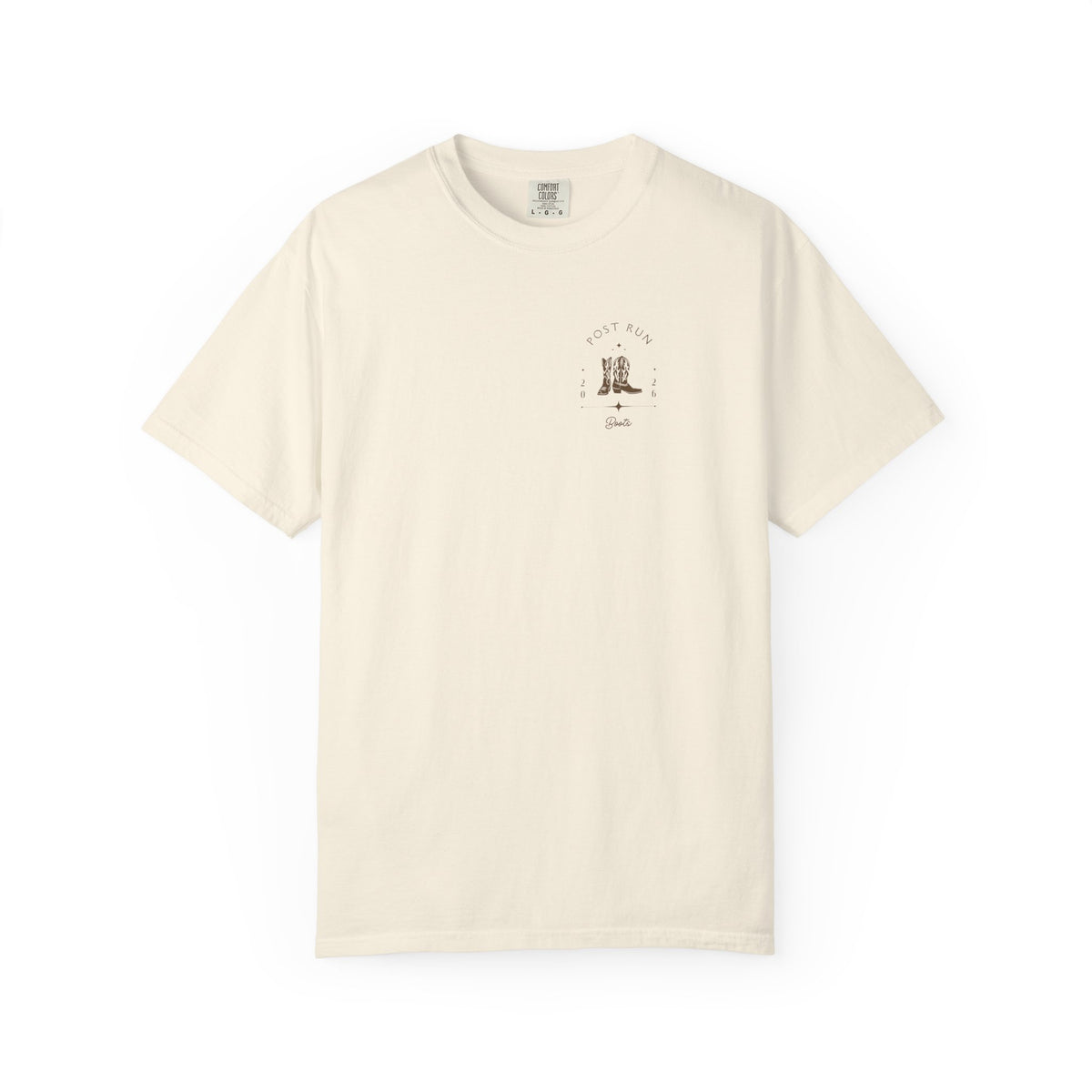 Post Run Boots Western Style T-Shirt