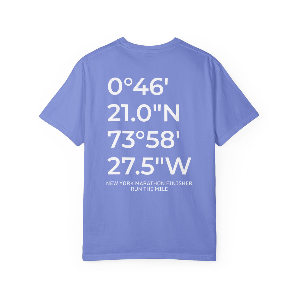 New York Marathon Finish Line Coordinates T-Shirt