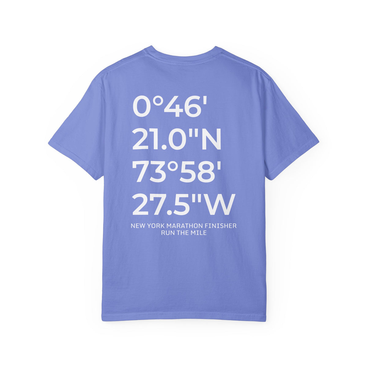 New York Marathon Finish Line Coordinates T-Shirt