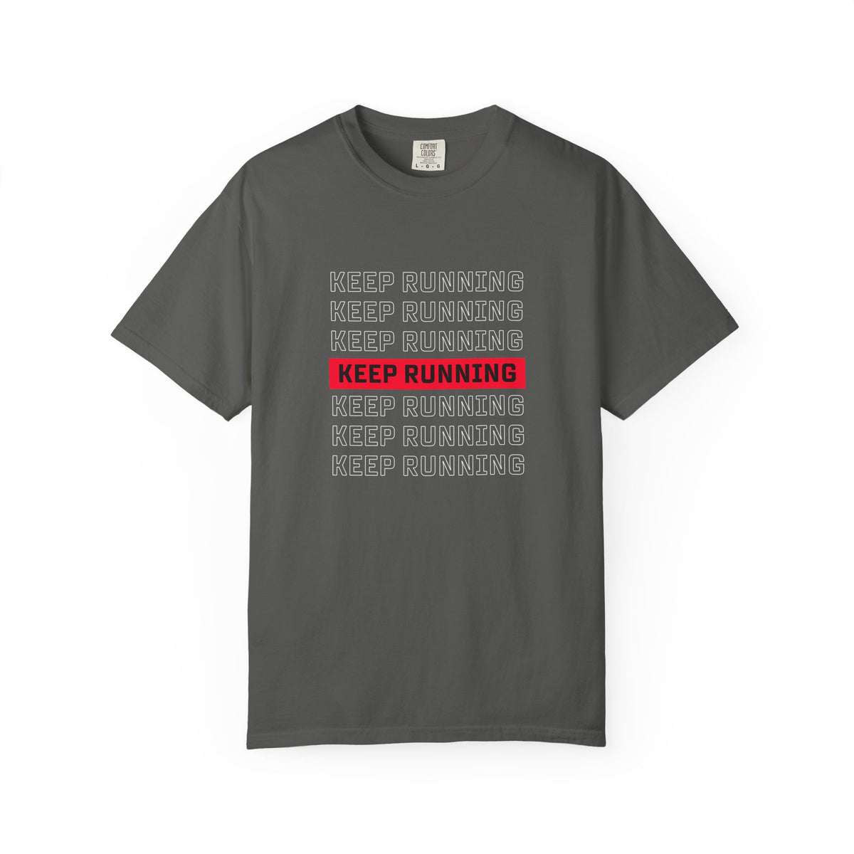 Keep Running Red Block T-Shirt