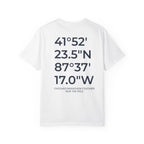 Chicago Marathon Finish Line Coordinates T-Shirt
