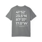 Chicago Marathon Finish Line Coordinates T-Shirt