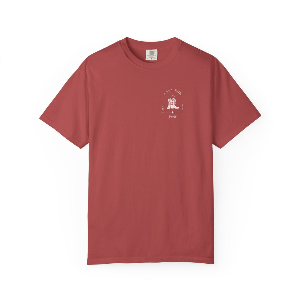 Post Run Boots Western Style T-Shirt