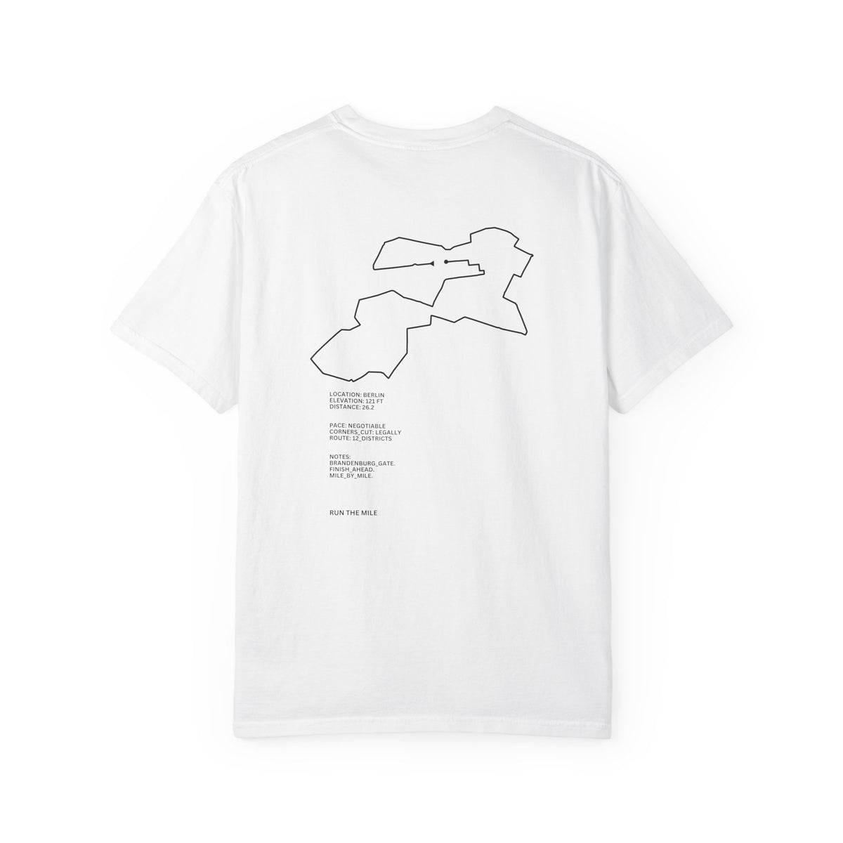 Berlin Marathon Running Shirt – 26.2 Route T-Shirt