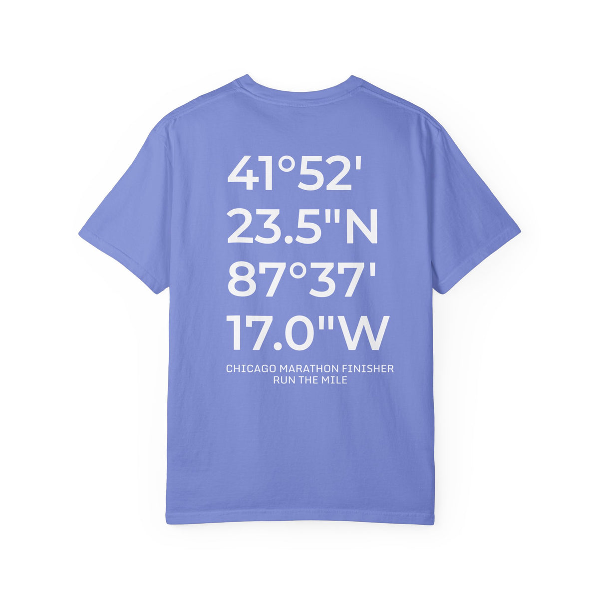 Chicago Marathon Finish Line Coordinates T-Shirt