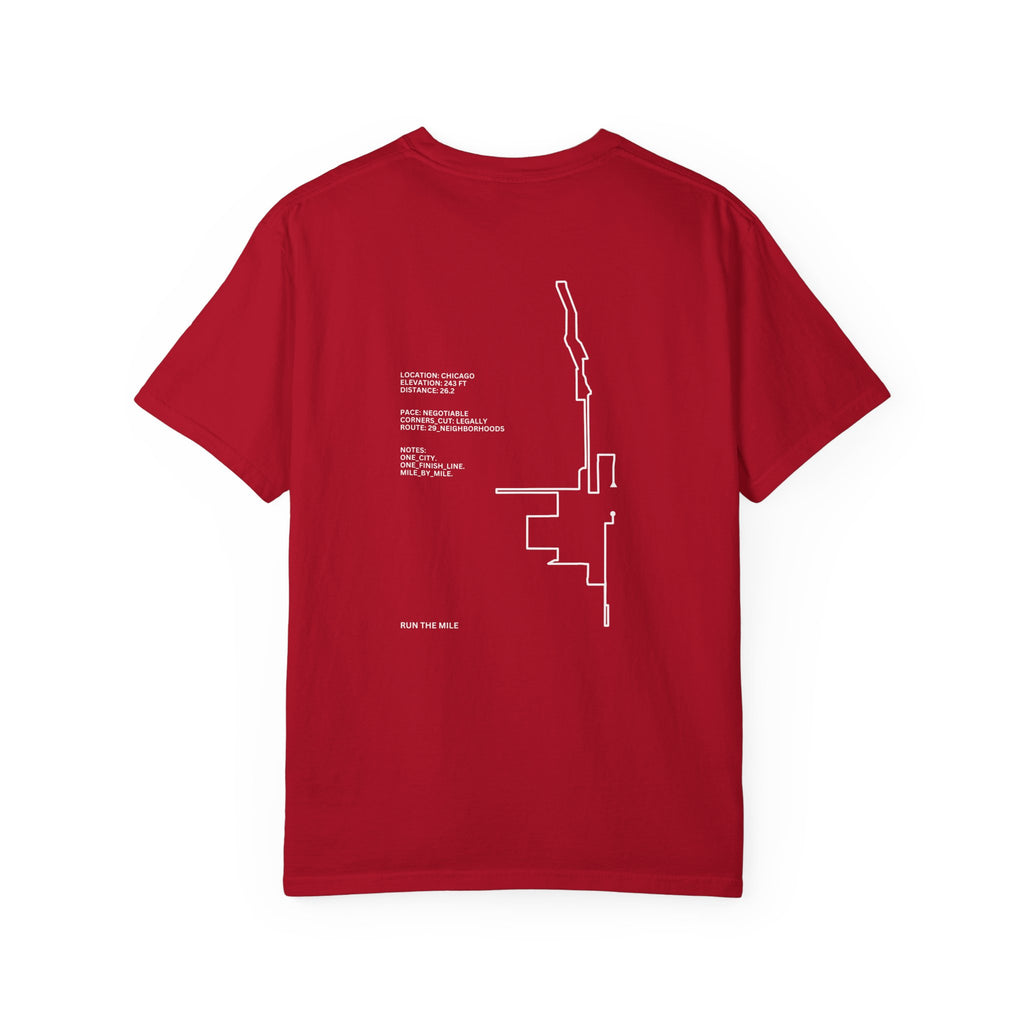 Chicago Marathon Running Shirt – 26.2 Route T-Shirt