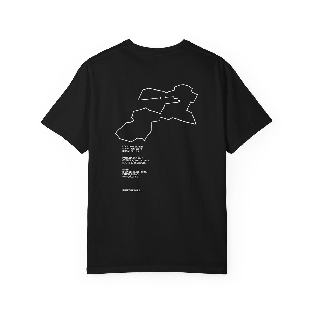 Berlin Marathon Running Shirt – 26.2 Route T-Shirt