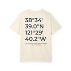 California Intl CIM Marathon Finish Line Coordinates T-Shirt