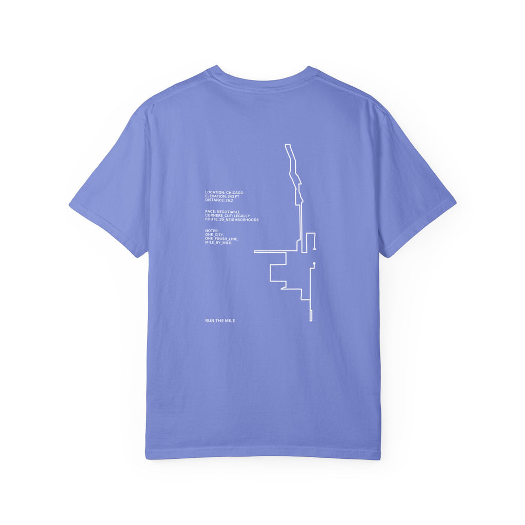Chicago Marathon Running Shirt – 26.2 Route T-Shirt