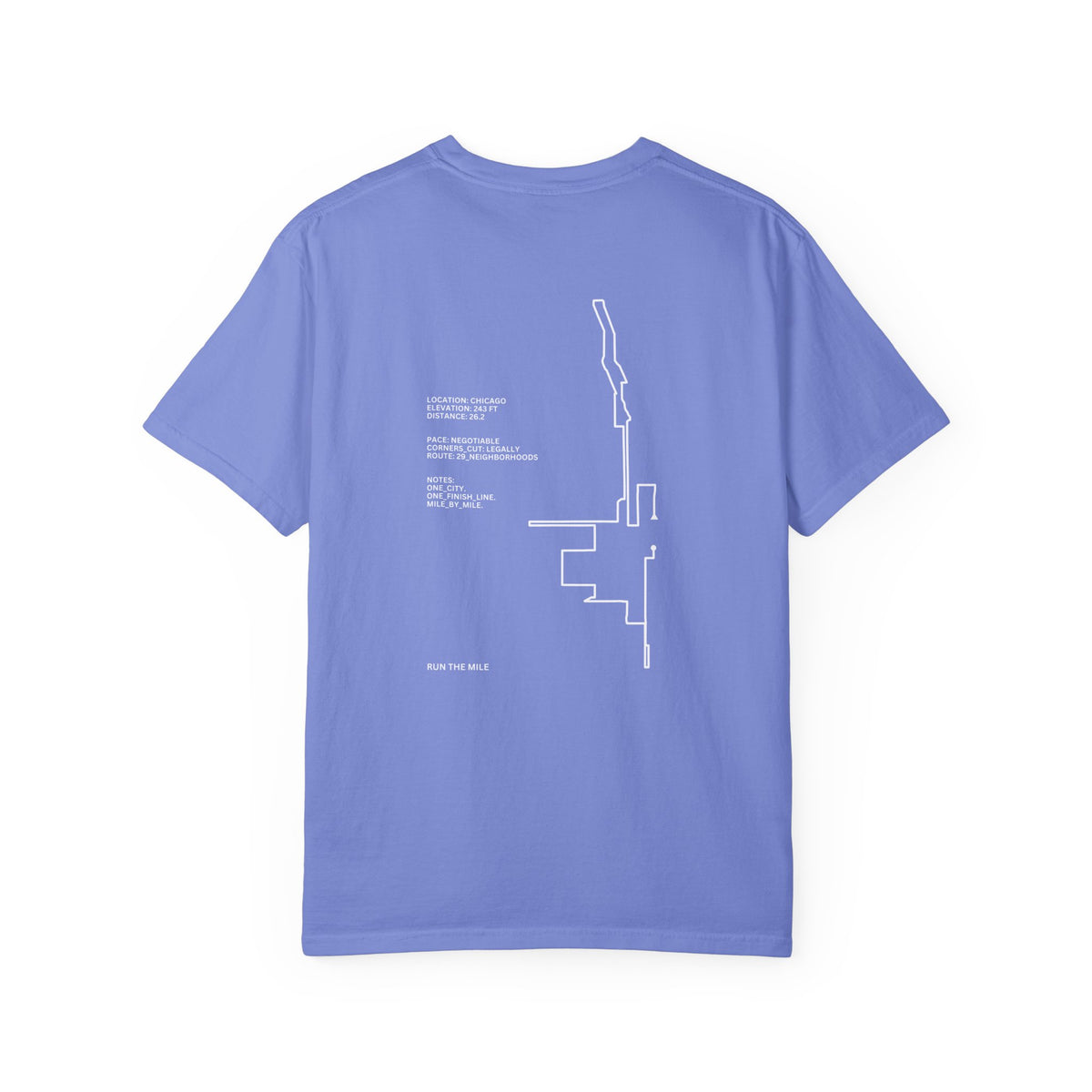 Chicago Marathon Running Shirt – 26.2 Route T-Shirt