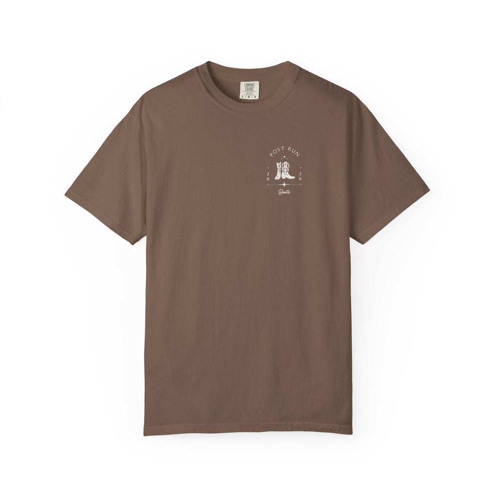 Post Run Boots Western Style T-Shirt