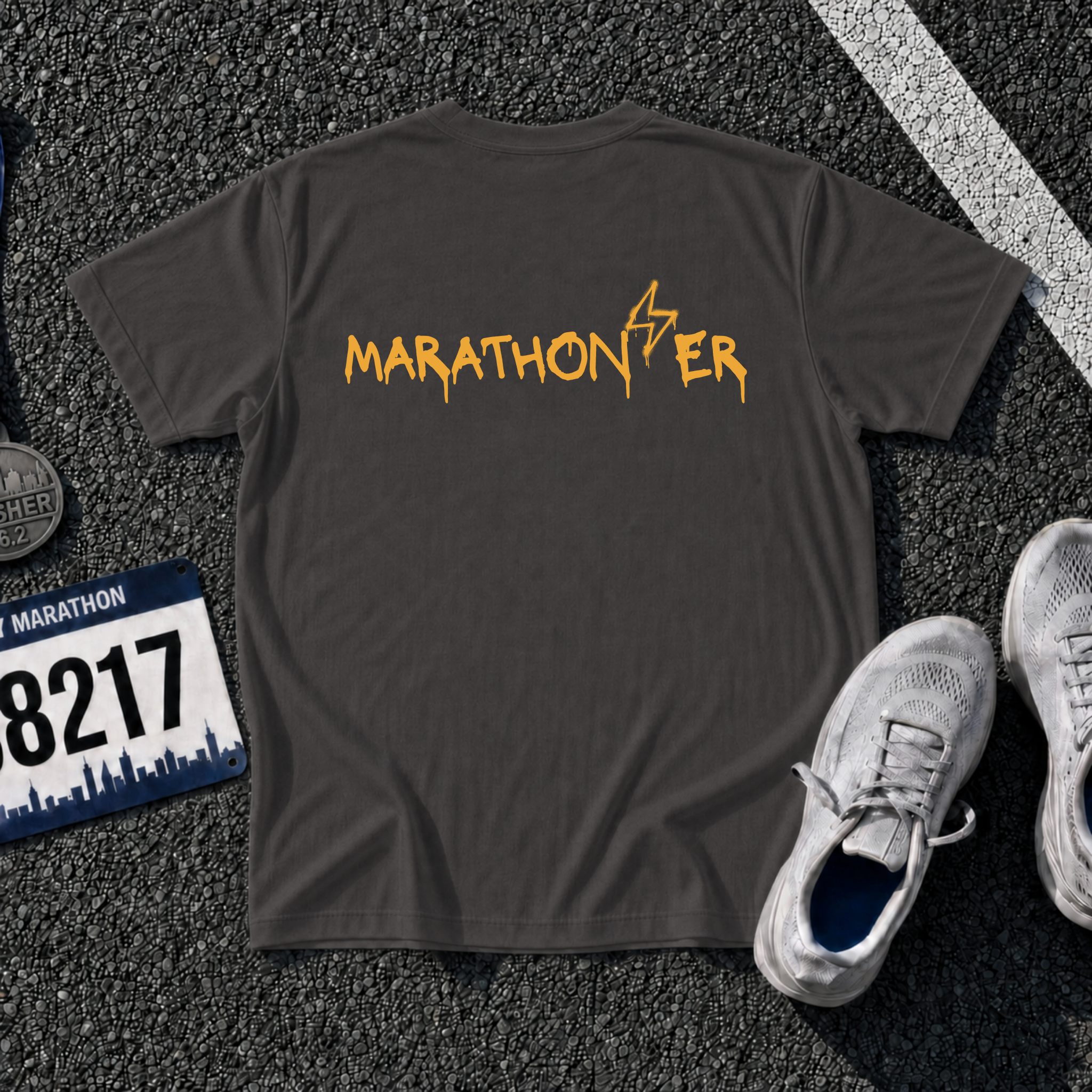 Marathoner Lightning Bolt T-Shirt