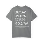 California Intl CIM Marathon Finish Line Coordinates T-Shirt