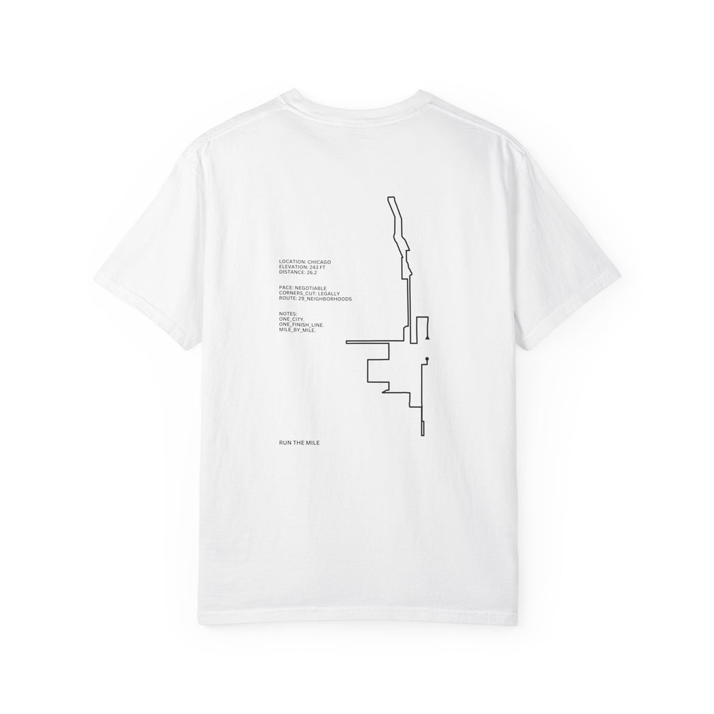 Chicago Marathon Running Shirt – 26.2 Route T-Shirt