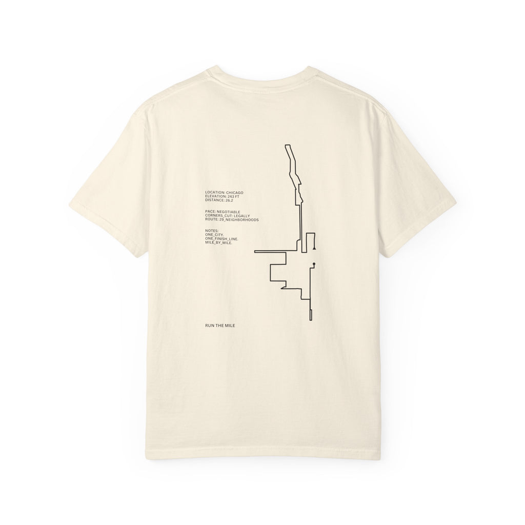 Chicago Marathon Running Shirt – 26.2 Route T-Shirt