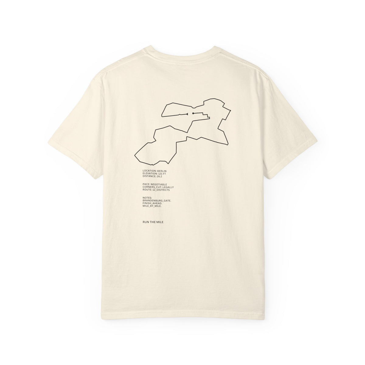 Berlin Marathon Running Shirt – 26.2 Route T-Shirt