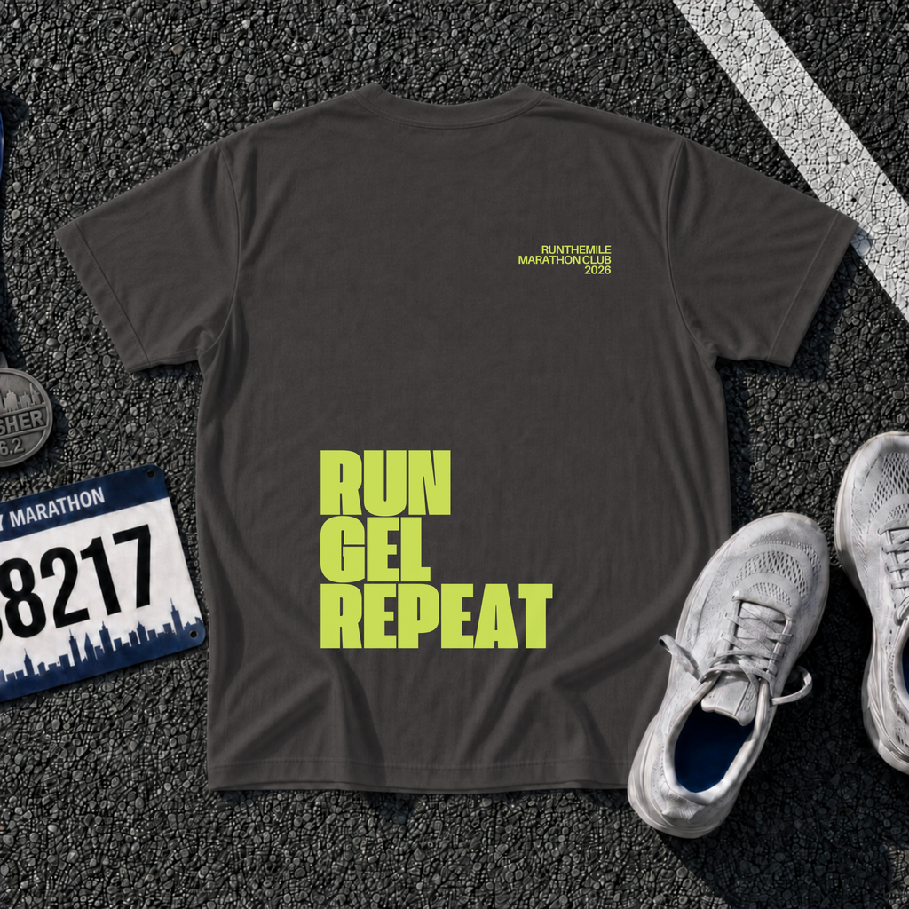 Run. Gel. Repeat. Marathon T-Shirt