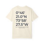 New York Marathon Finish Line Coordinates T-Shirt