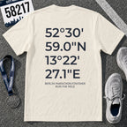 Berlin Marathon Finish Line Coordinates T-Shirt