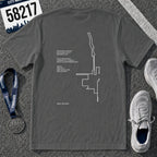 Chicago Marathon Running Shirt – 26.2 Route T-Shirt