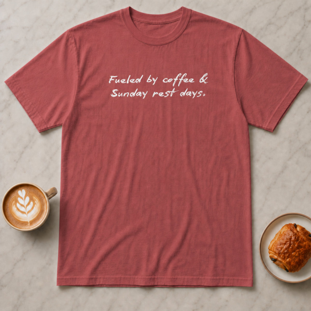 Fueled By Coffee and Sunday Rest Days T-Shirt