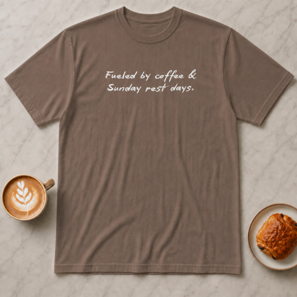 Fueled By Coffee and Sunday Rest Days T-Shirt