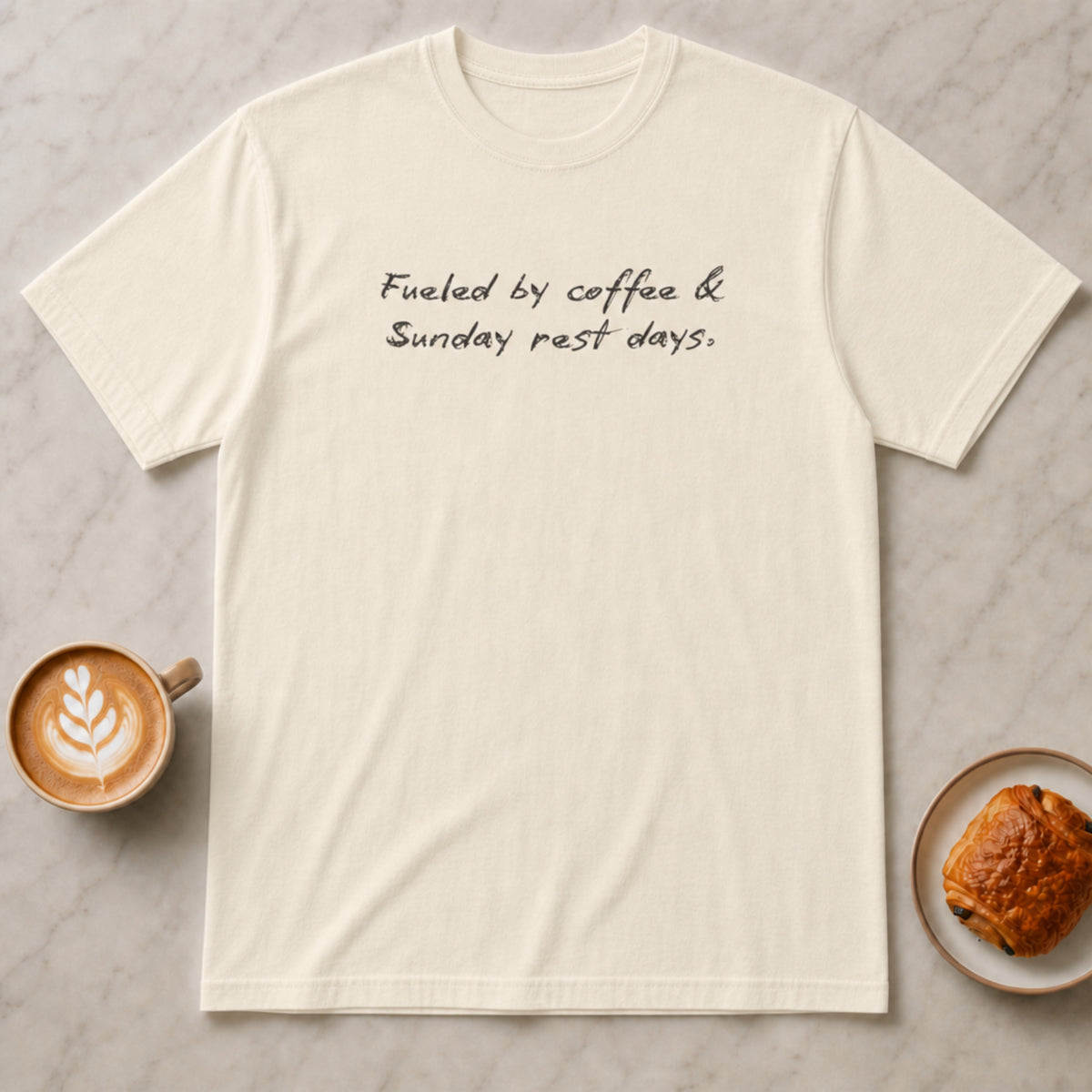 Fueled By Coffee and Sunday Rest Days T-Shirt