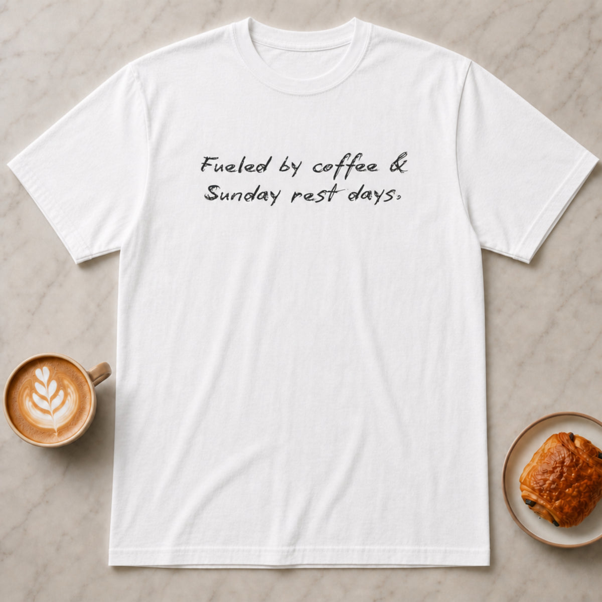 Fueled By Coffee and Sunday Rest Days T-Shirt
