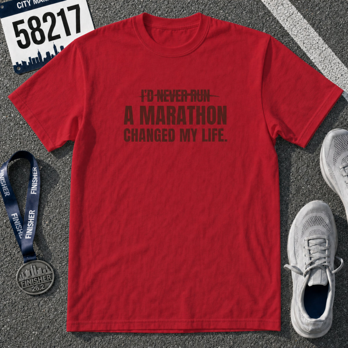 I'd Never Run a Marathon T-Shirt