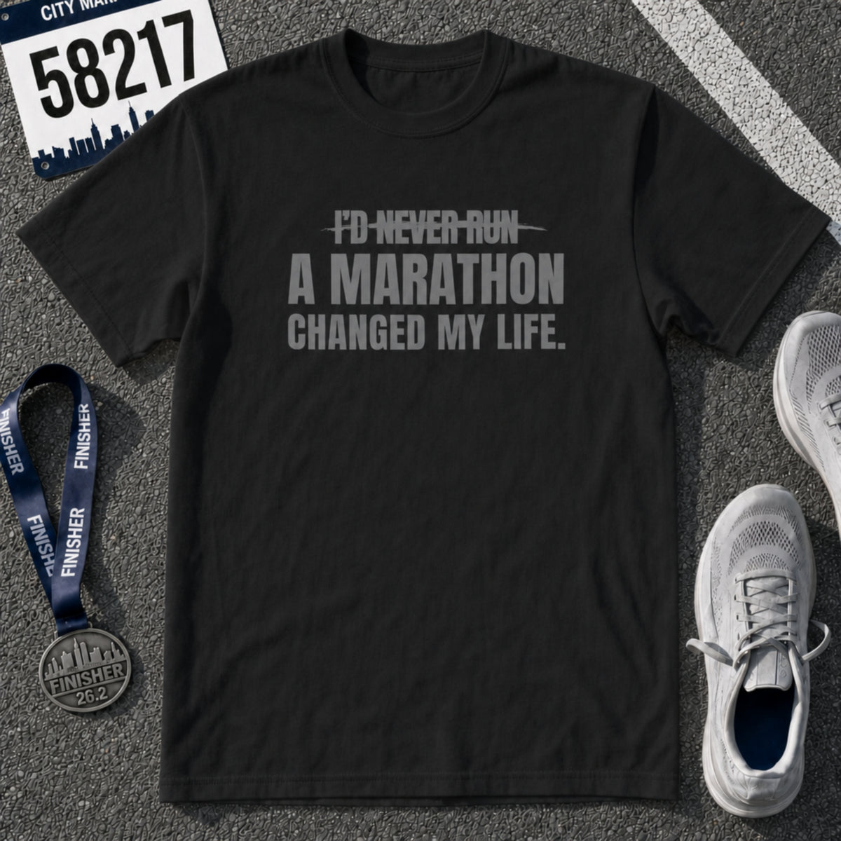 I'd Never Run a Marathon T-Shirt