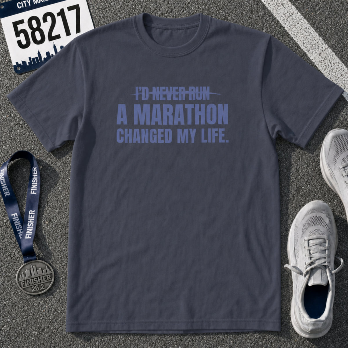 I'd Never Run a Marathon T-Shirt