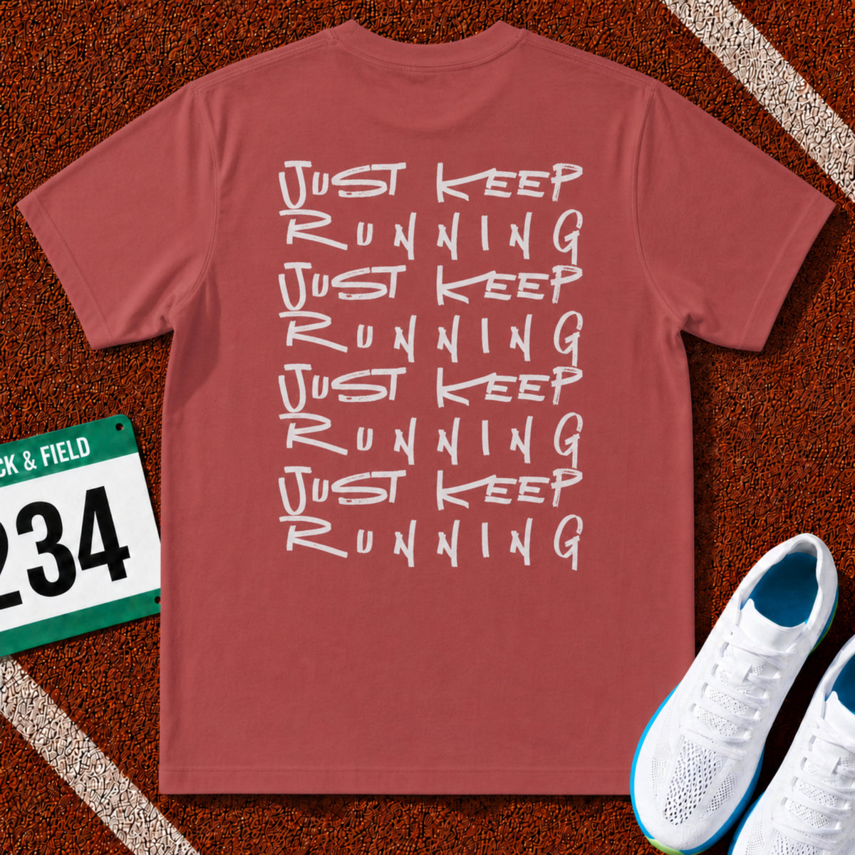 Just Keep Running on Repeat T-Shirt