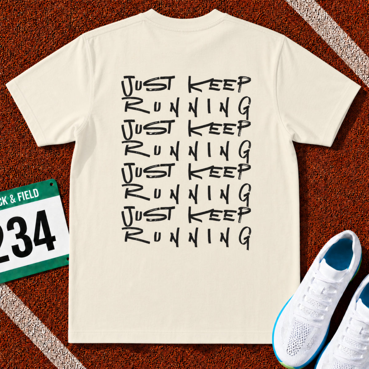 Just Keep Running on Repeat T-Shirt