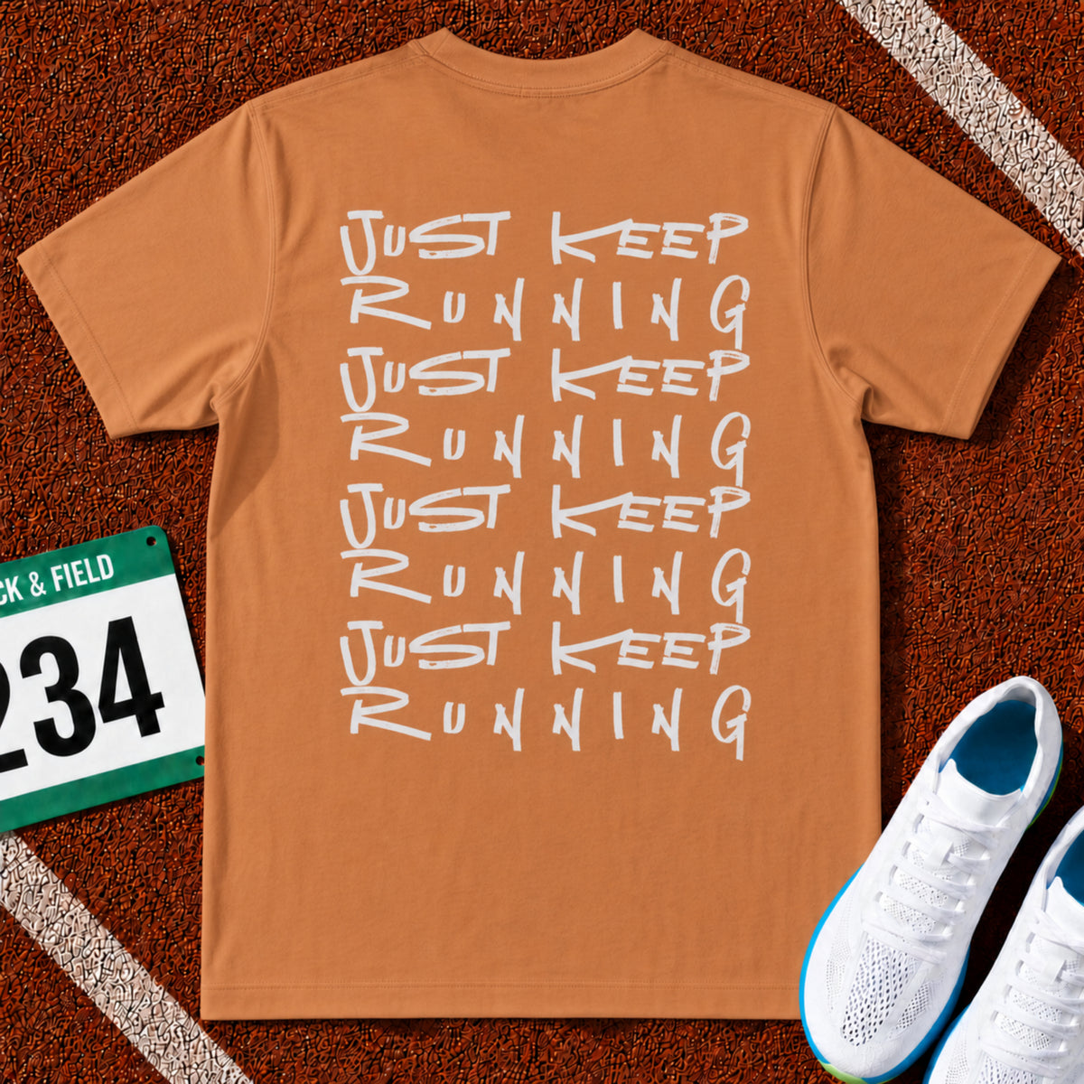 Just Keep Running on Repeat T-Shirt