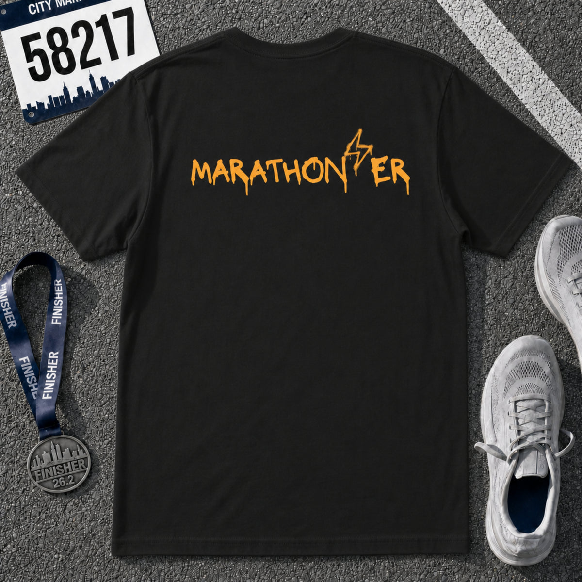 Marathoner Lightning Bolt T-Shirt