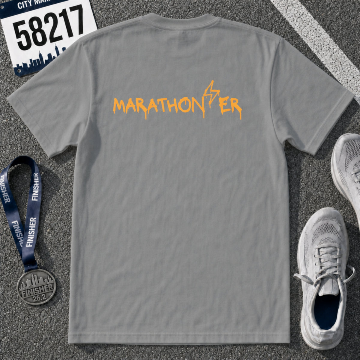 Marathoner Lightning Bolt T-Shirt