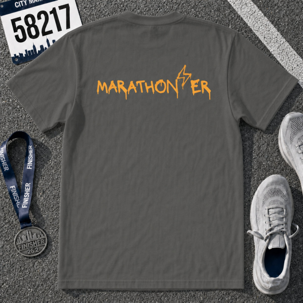 Marathoner Lightning Bolt T-Shirt