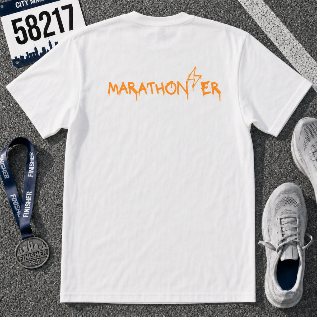 Marathoner Lightning Bolt T-Shirt