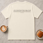 No Membership Required Run Club T-Shirt