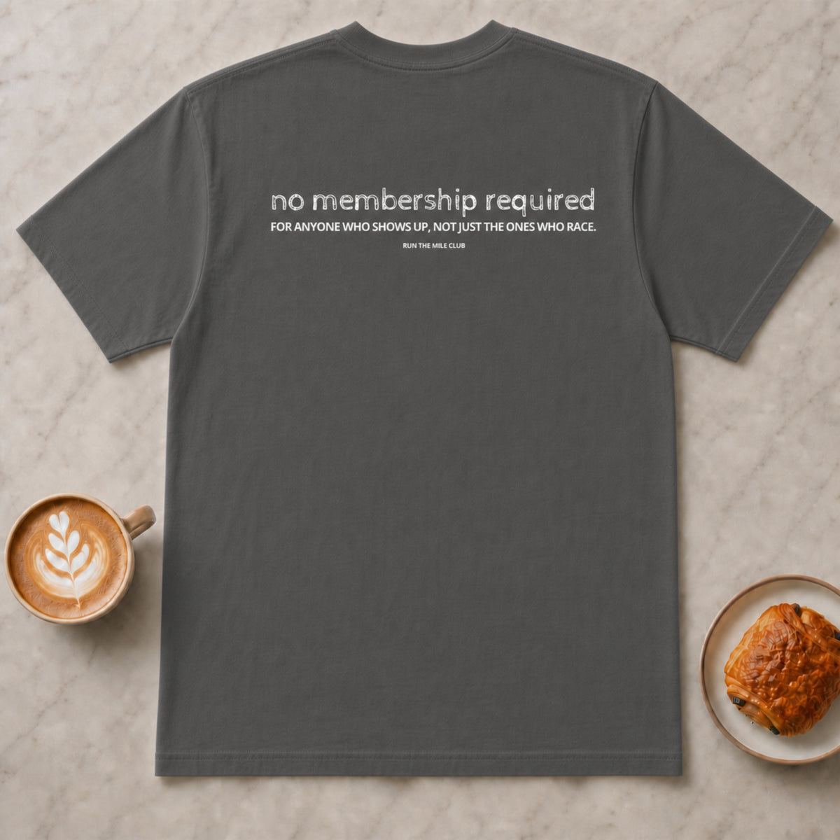 No Membership Required Run Club T-Shirt