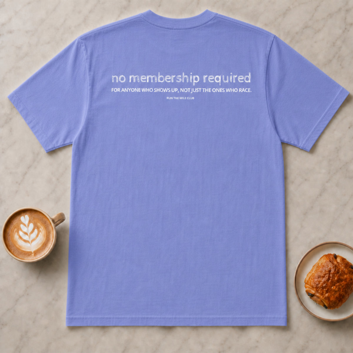 No Membership Required Run Club T-Shirt