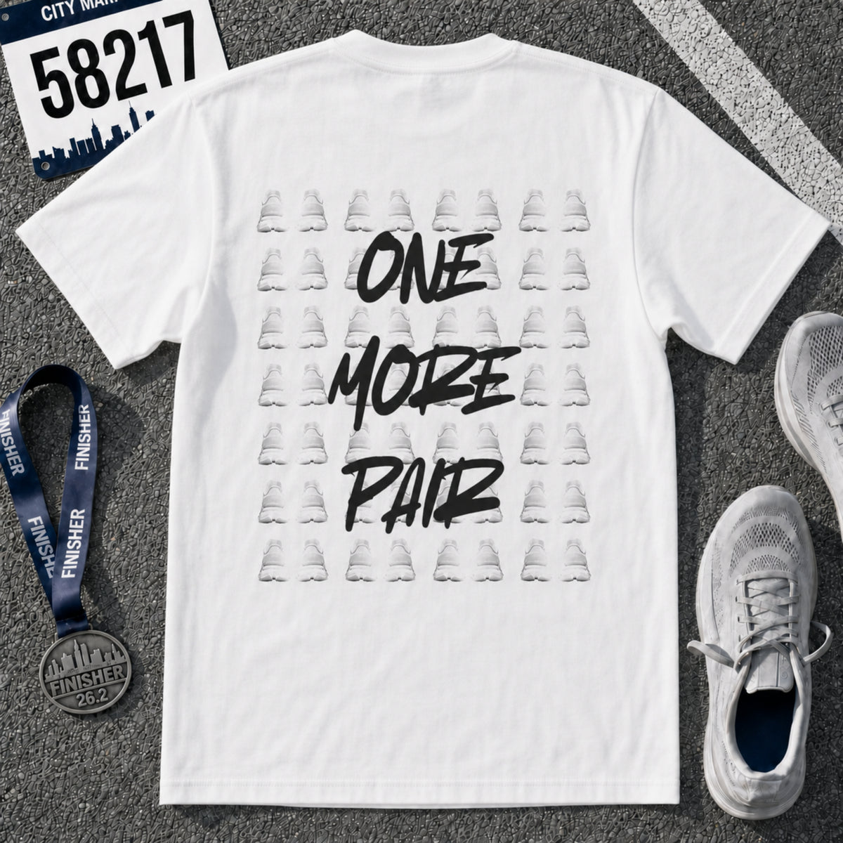 One More Pair. Running Shoes T-shirt