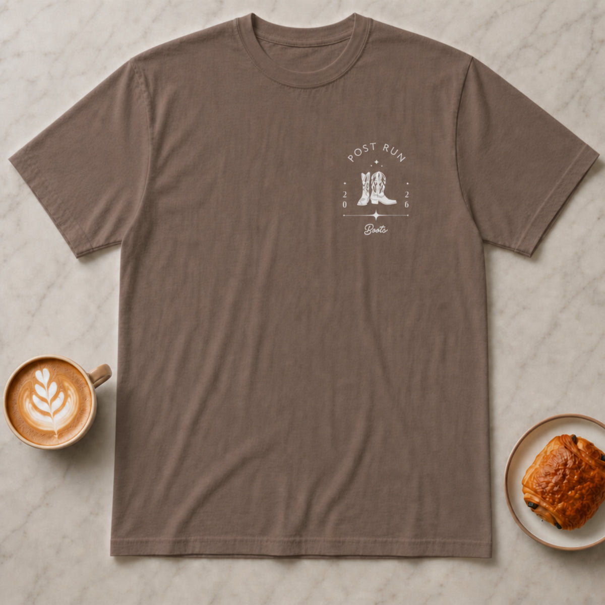 Post Run Boots Western Style T-Shirt