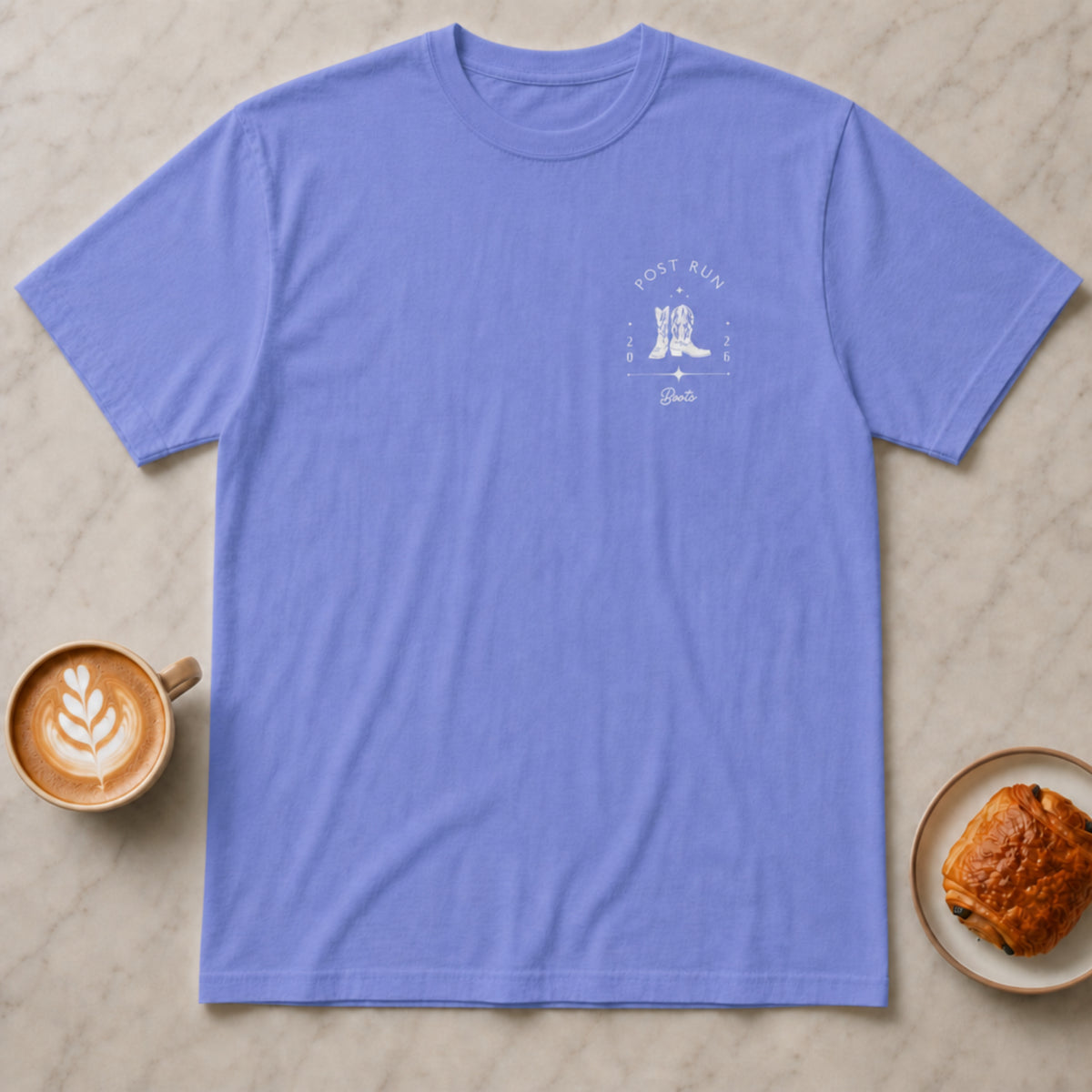 Post Run Boots Western Style T-Shirt