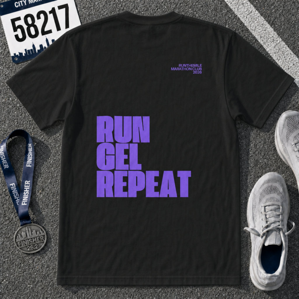 Run. Gel. Repeat. Marathon T-Shirt