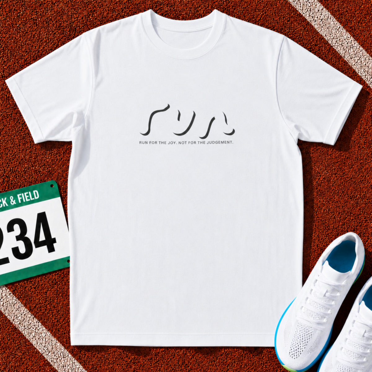 Run for the Joy. Not the Judgement. T-Shirt