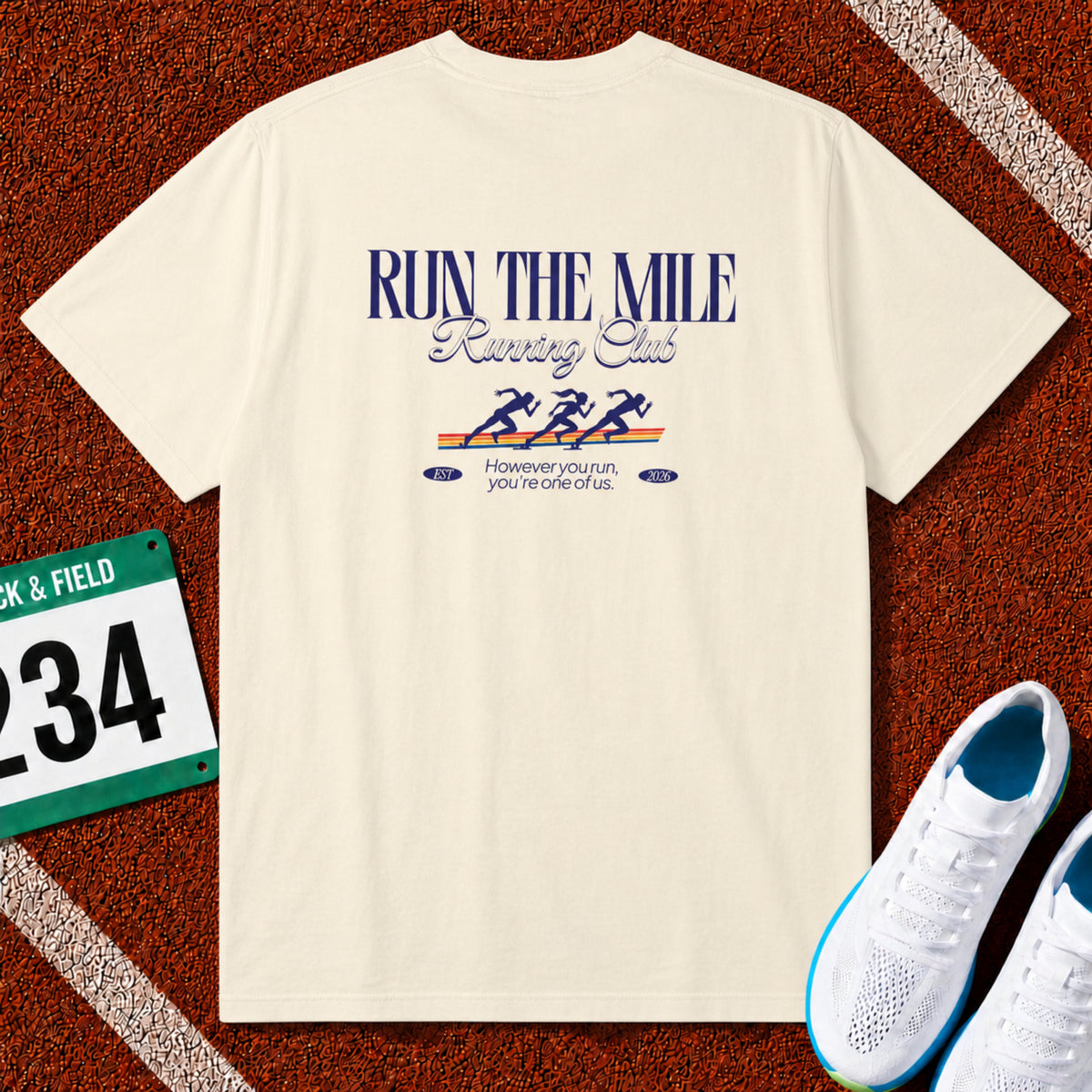 Running Club Retro 80's T-Shirt